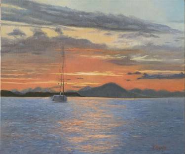 Original Contemporary Seascape Paintings by N Med