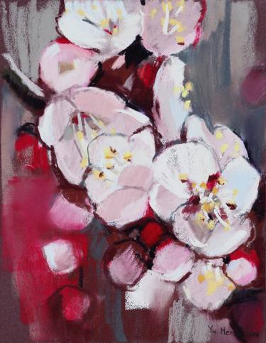 Floral - Apple bloom - Original painting thumb