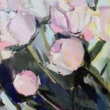 Pink flowers by Yuliia Meniailova