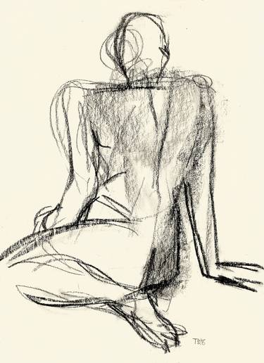 Print of Figurative Nude Drawings by Tore Bahnson