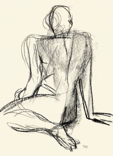 Original Nude Drawings by Tore Bahnson