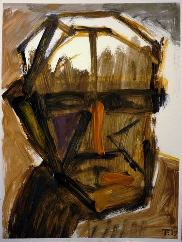 Original Expressionism Portrait Paintings by Tore Bahnson
