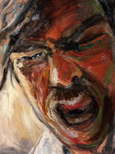 Print of Expressionism Portrait Paintings by Tore Bahnson