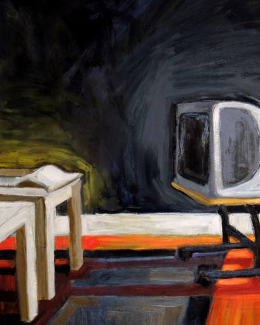 Print of Expressionism Interiors Paintings by Tore Bahnson
