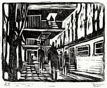 Print of Expressionism People Printmaking by Tore Bahnson