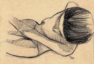 Print of Nude Drawings by Tore Bahnson