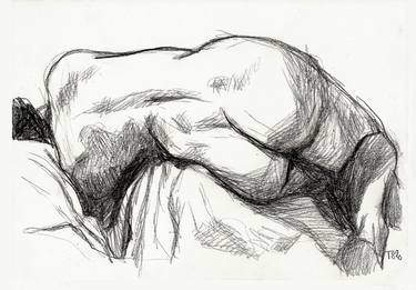 Print of Figurative Nude Drawings by Tore Bahnson