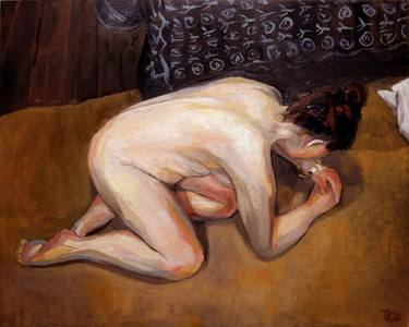Print of Figurative Nude Paintings by Tore Bahnson