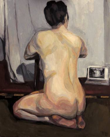 Print of Figurative Nude Paintings by Tore Bahnson