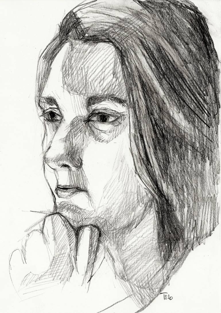 Samantha Drawing by Tore Bahnson | Saatchi Art