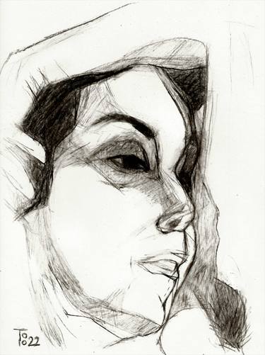 Print of Figurative Portrait Drawings by Tore Bahnson