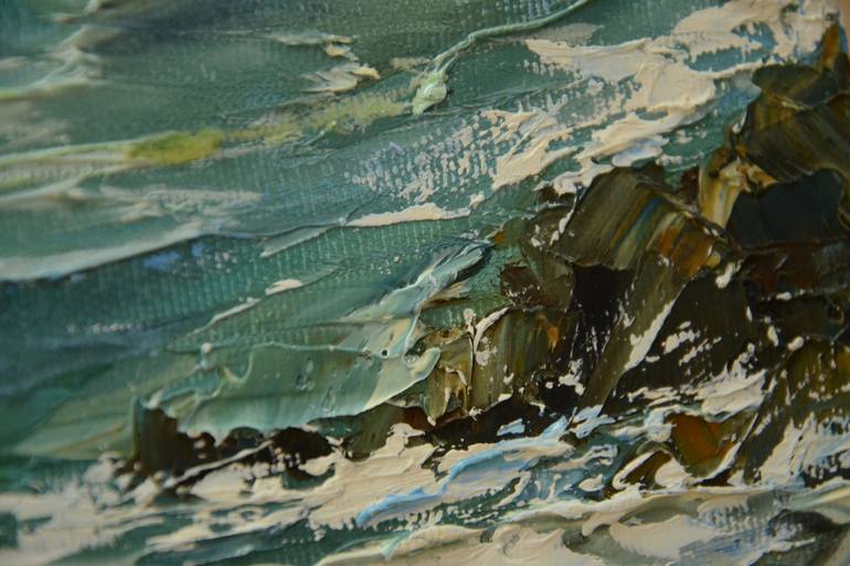 Original Impressionism Seascape Painting by Yaroslav Balyuta