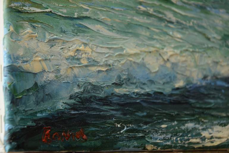 Original Impressionism Seascape Painting by Yaroslav Balyuta