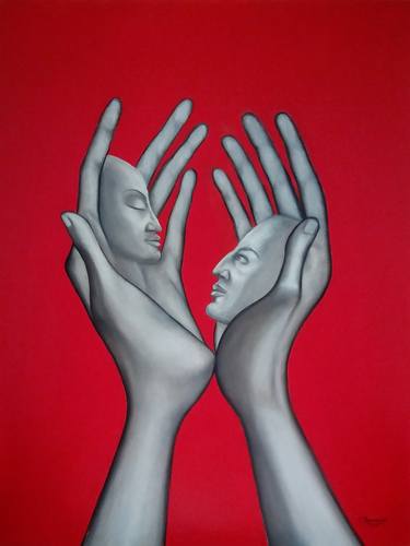 Original Figurative Love Paintings by Stanislav Ukraintsev