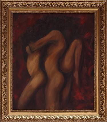 Original Figurative Erotic Paintings by Stanislav Ukraintsev