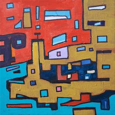 Original Abstract Paintings by Sebastiano Maiellaro