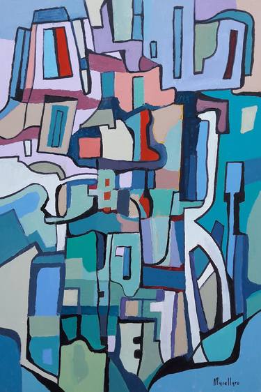 Original Abstract Paintings by Sebastiano Maiellaro