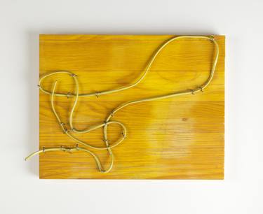 Original Abstract Architecture Mixed Media by Mladen Stropnik