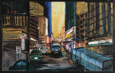 Print of Abstract Expressionism Cities Paintings by Kushal Bastakoti