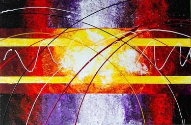 Original Abstract Expressionism Abstract Paintings by Kushal Bastakoti