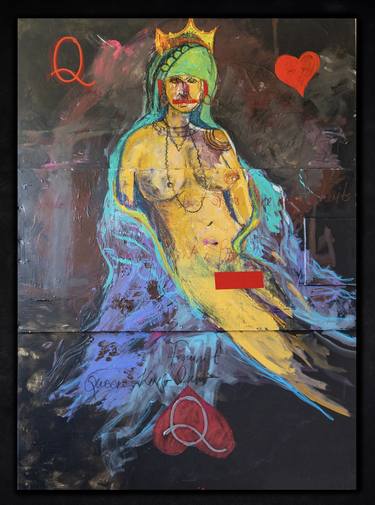 Original Expressionism Nude Paintings by Kushal Bastakoti