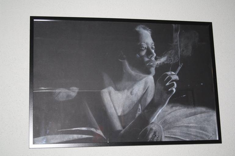 Original Figurative Women Drawing by Leen Vereecken