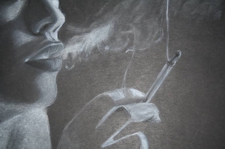 Original Figurative Women Drawing by Leen Vereecken