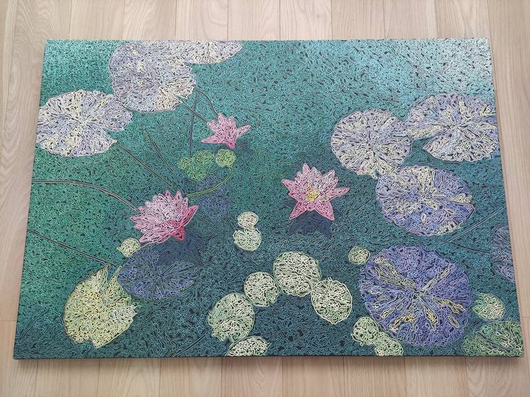 Original Abstract Nature Painting by Diana Iancu Torje