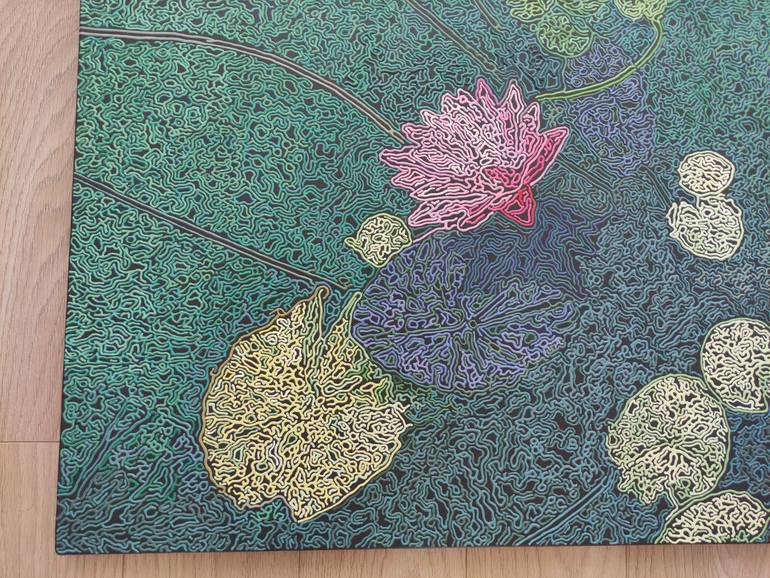 Original Abstract Nature Painting by Diana Iancu Torje