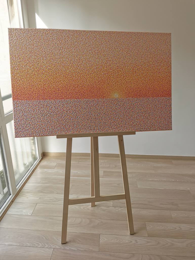 Original Impressionism Seascape Painting by Diana Iancu Torje