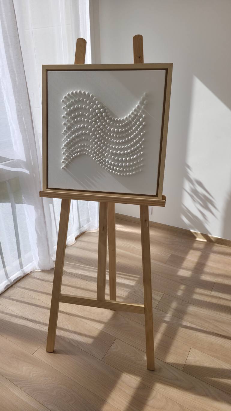 Original Abstract Ocean Sculpture by Diana Iancu Torje