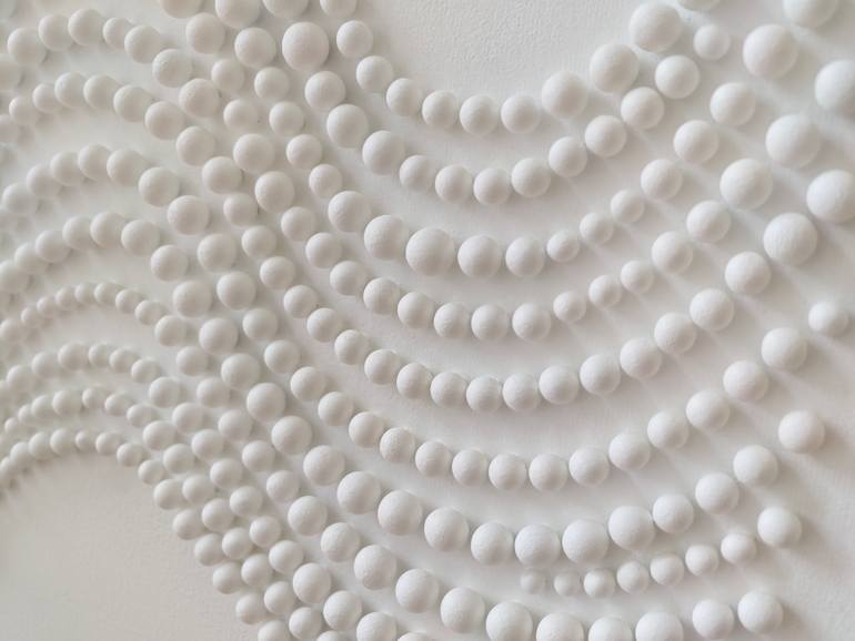 Original Abstract Ocean Sculpture by Diana Iancu Torje
