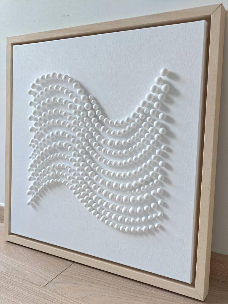 Original Abstract Ocean Sculpture by Diana Iancu Torje