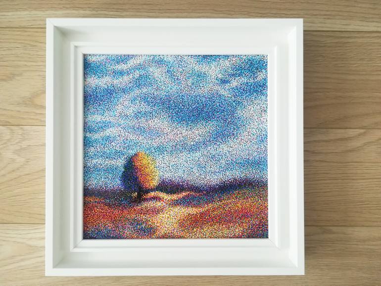 Original Impressionism Landscape Painting by Diana Iancu Torje