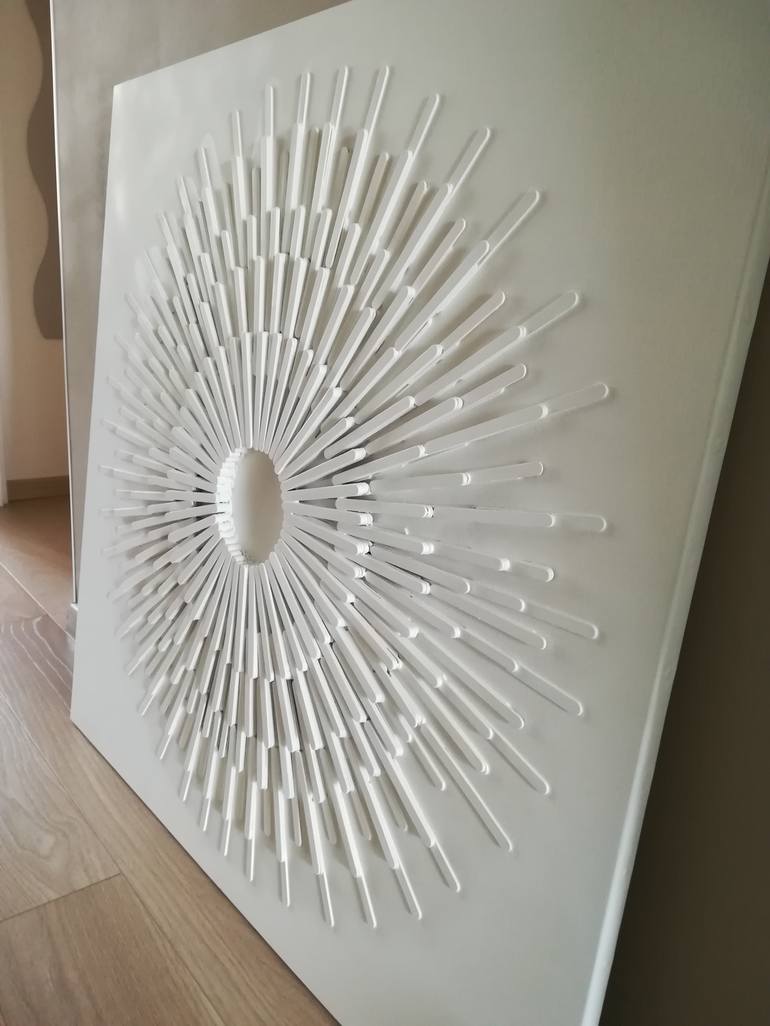 Original Minimalism Abstract Sculpture by Diana Iancu Torje
