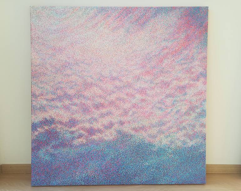 Original Impressionism Abstract Painting by Diana Iancu Torje