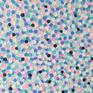 Canvas size: 100 x 100 cm
Each dot was painted individually with a fine brush. The painting is signed on the back and has a certificate of authenticity.