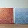Canvas size: 100 x 100 cm
Each dot was painted individually with a fine brush. The painting is signed on the back and has a certificate of authenticity.