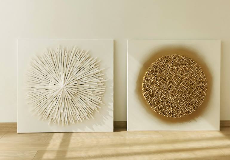 Original Minimalism Abstract Sculpture by Diana Iancu Torje