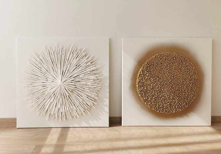 Original Minimalism Abstract Sculpture by Diana Iancu Torje