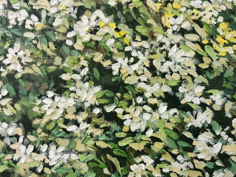 Original Impressionism Floral Painting by Diana Iancu Torje