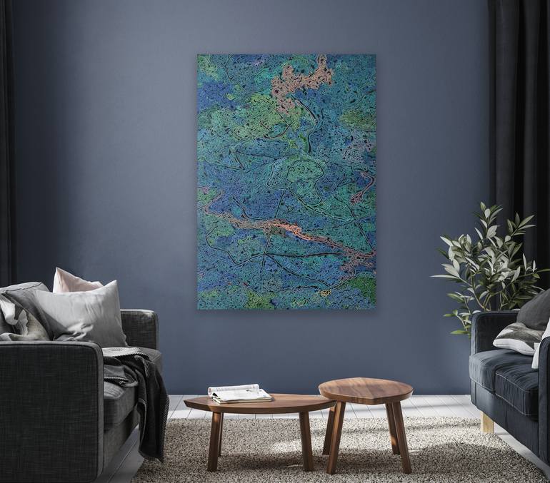 Original Abstract Painting by Diana Iancu Torje