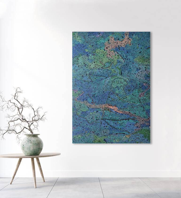 Original Abstract Painting by Diana Iancu Torje