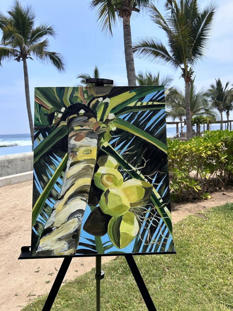 Original Contemporary Beach Painting by  Mariana Juárez 