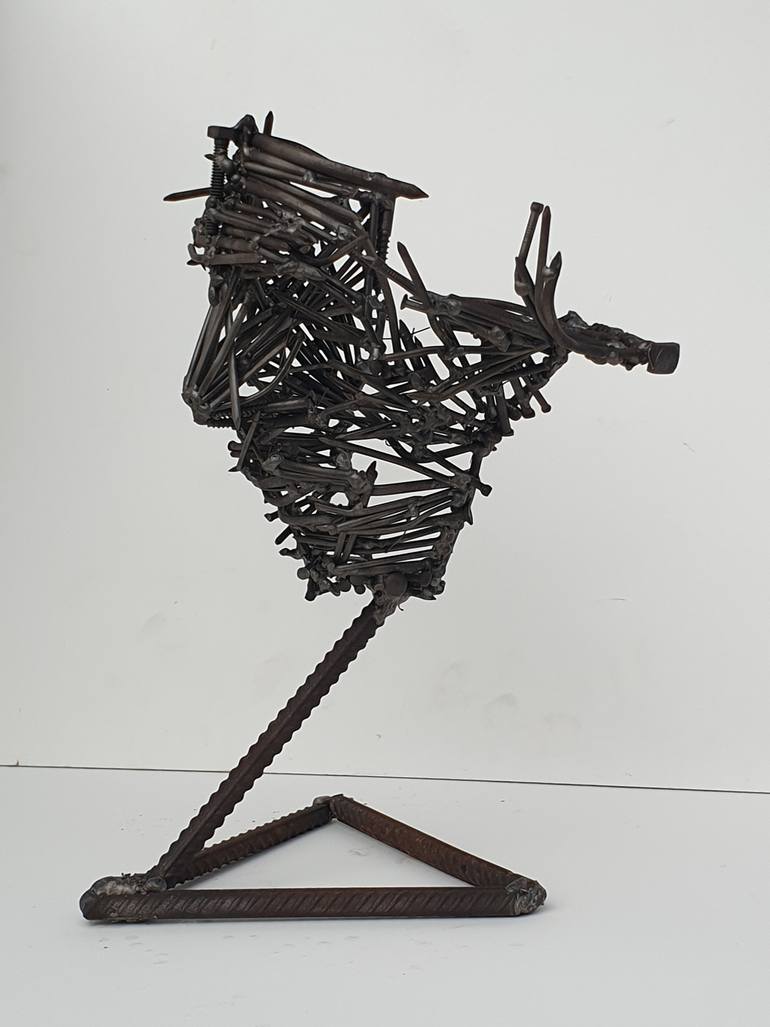 Original Abstract Men Sculpture by Daniel Micklethwaite