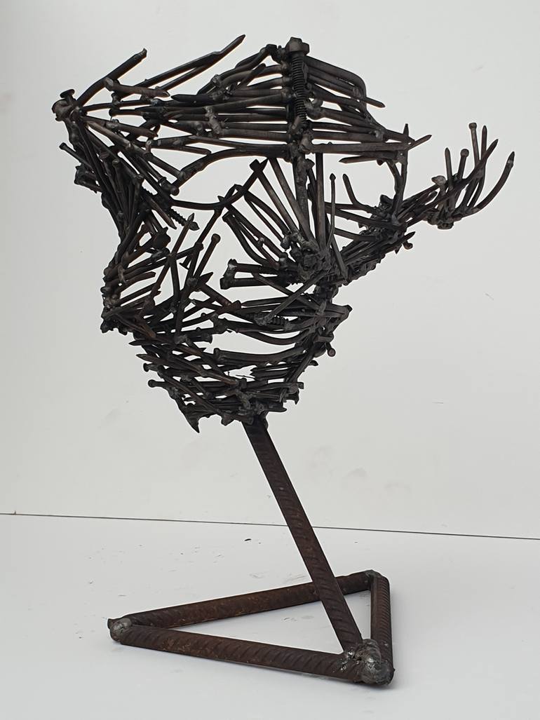 Original Abstract Men Sculpture by Daniel Micklethwaite