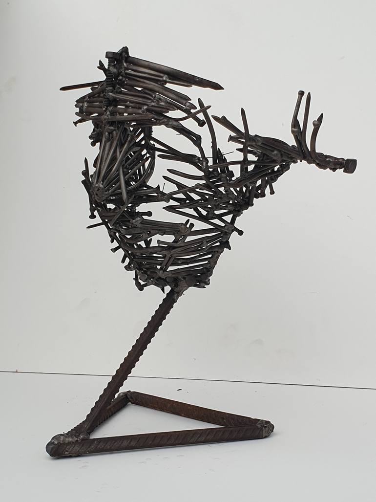 Original Abstract Men Sculpture by Daniel Micklethwaite