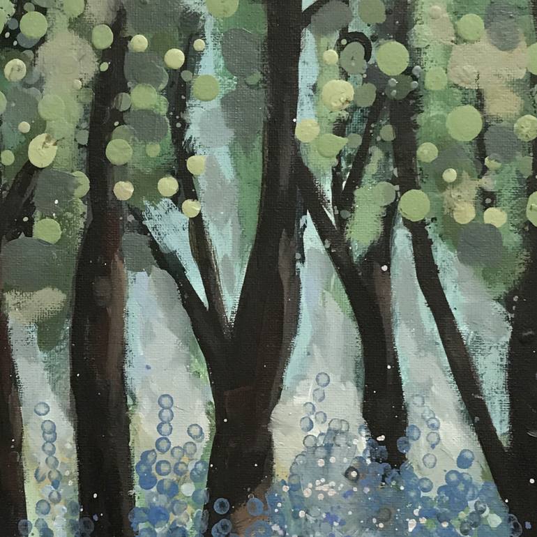 Original Expressionism Tree Painting by Karyn Johnstone