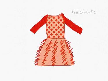 Athena Fashion 2 - Red Pom Dress thumb