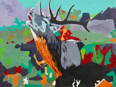 Original Pop Art Animal Paintings by Endless Journey